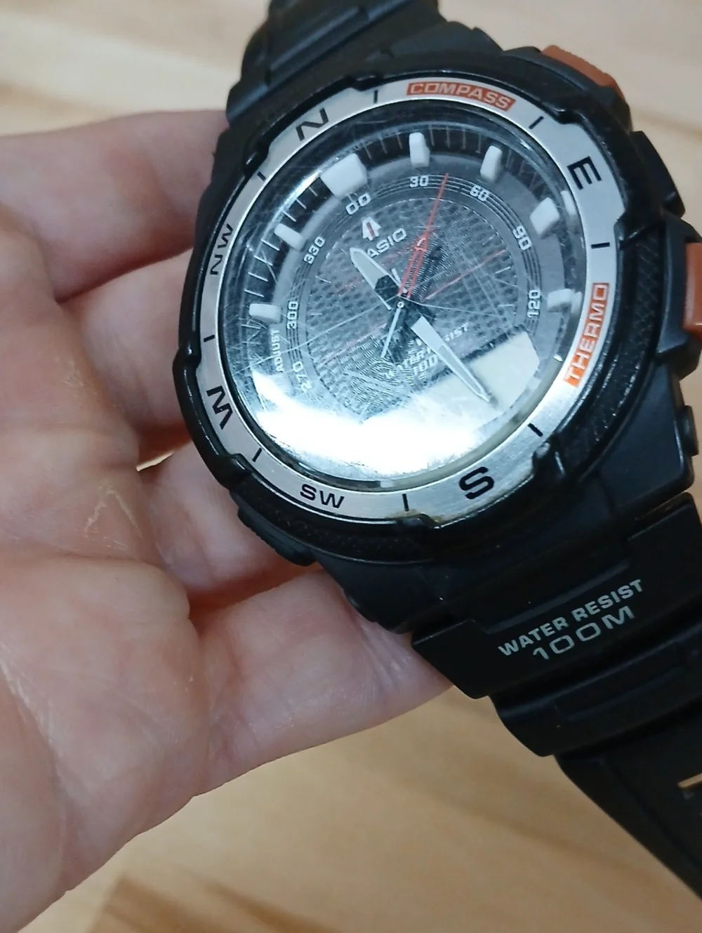 Casio Black and Silver Men's Sport Watch